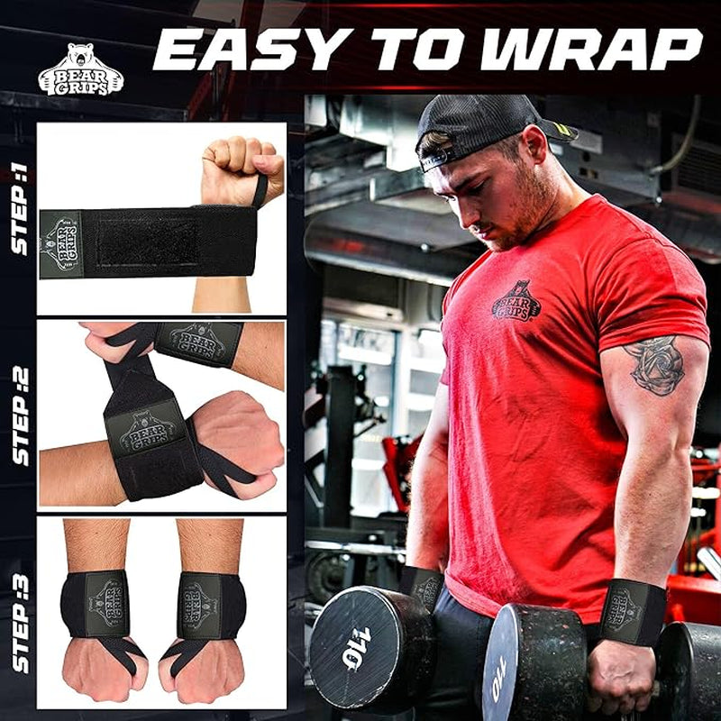 Wrist Wraps for Weightlifting and Wrist Support