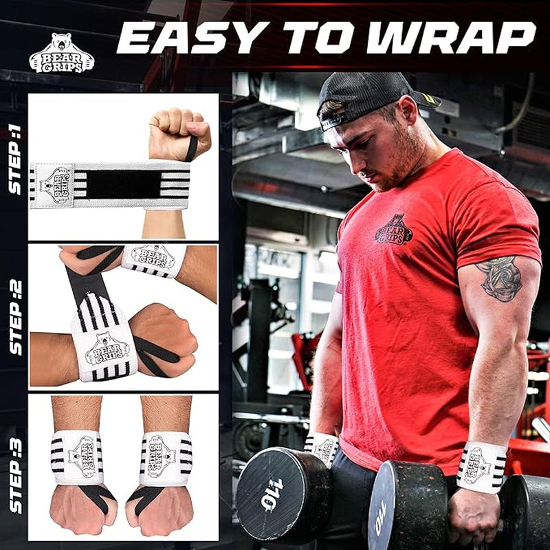 Wrist Wraps for Weightlifting and Wrist Support