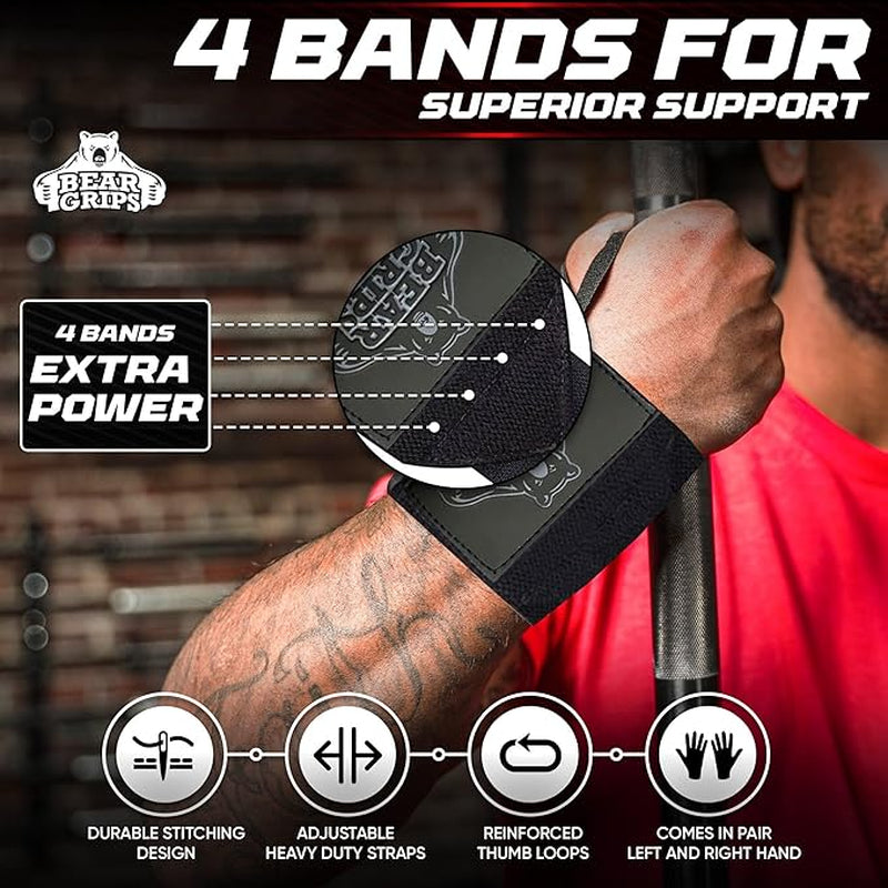 Wrist Wraps for Weightlifting and Wrist Support