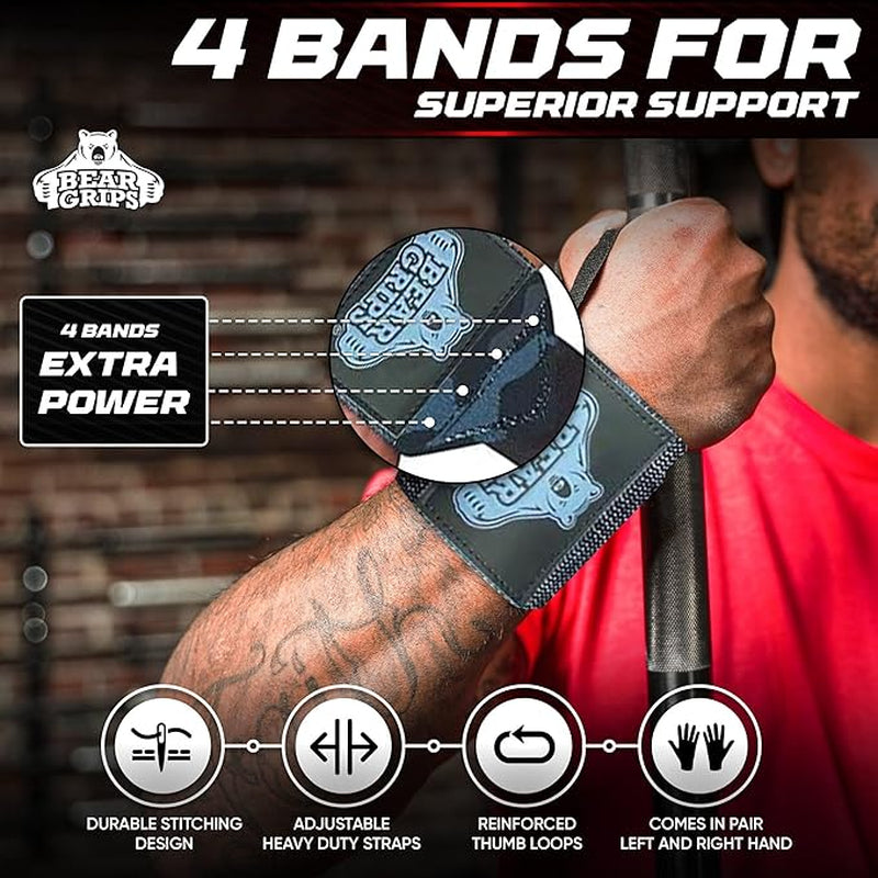 Wrist Wraps for Weightlifting and Wrist Support