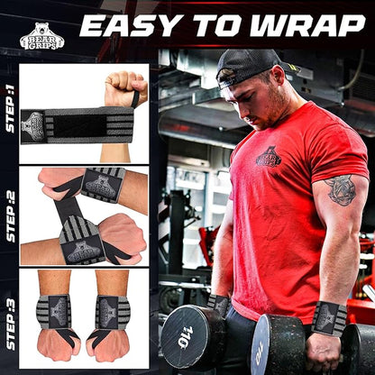 Wrist Wraps for Weightlifting and Wrist Support